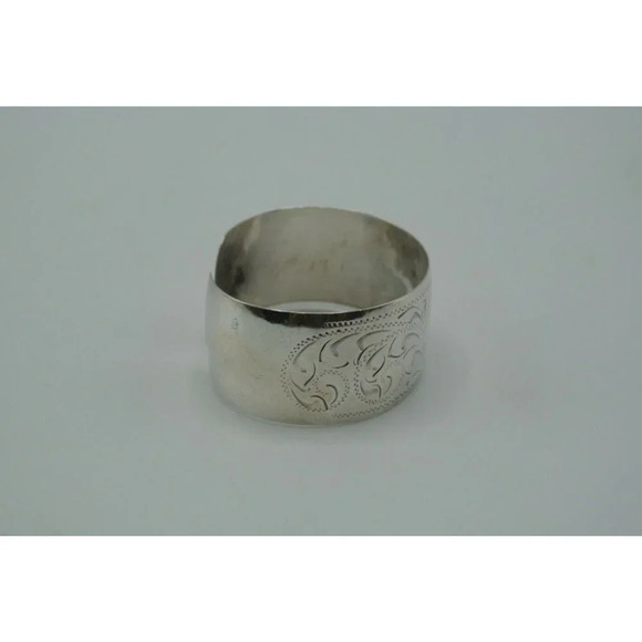 Vintage  Bracelet Stamped Sterling Silver Approx. 2 Inch Wrist 17 Grams - Picture 4 of 6